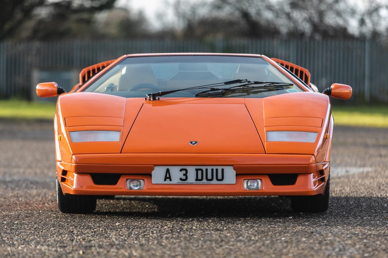 The sole owner of a Lamborghini Countach 25th Anniversary Edition is up for auction.