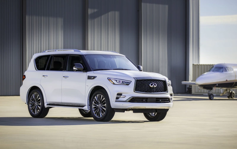 2020 Infiniti QX80 with new dashboard and Edition 30 package