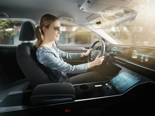 Bosch's new car sun visor uses AI to track faces