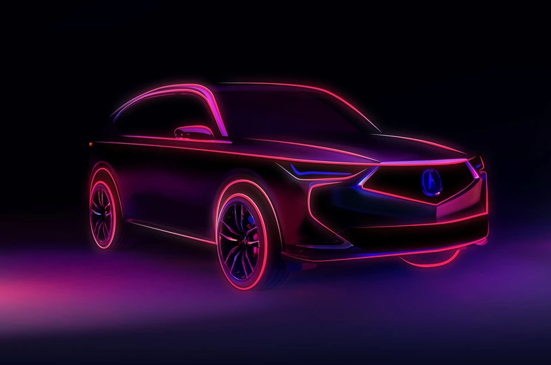 The 2021 Acura MDX prototype will be unveiled on October 14.