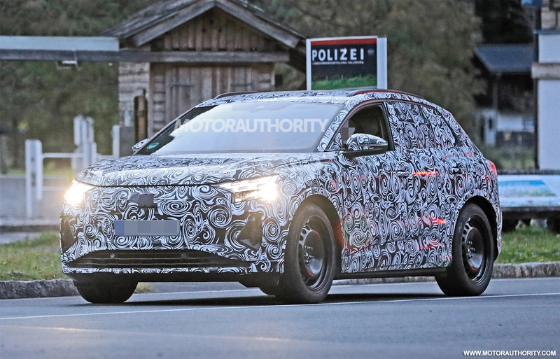 Spy shots of the 2022 Audi Q4 E-Tron: the compact electric SUV is coming soon