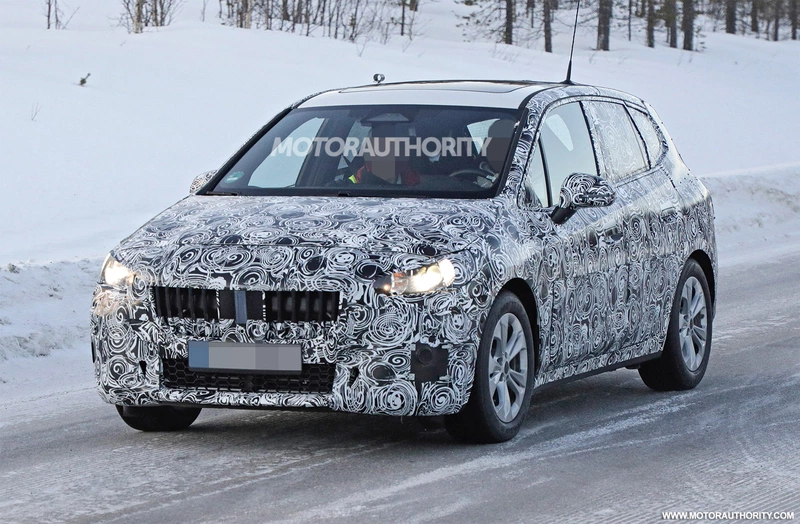 Spy shots of the 2021 BMW 2 Series Active Tourer: the compact minivan gets sportier