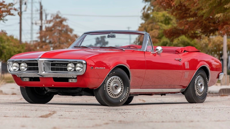 The first ever Pontiac Firebird to be auctioned off.