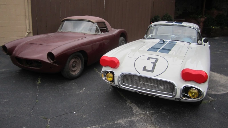 A Briggs Cunningham Corvette car that raced at Le Mans is up for auction.