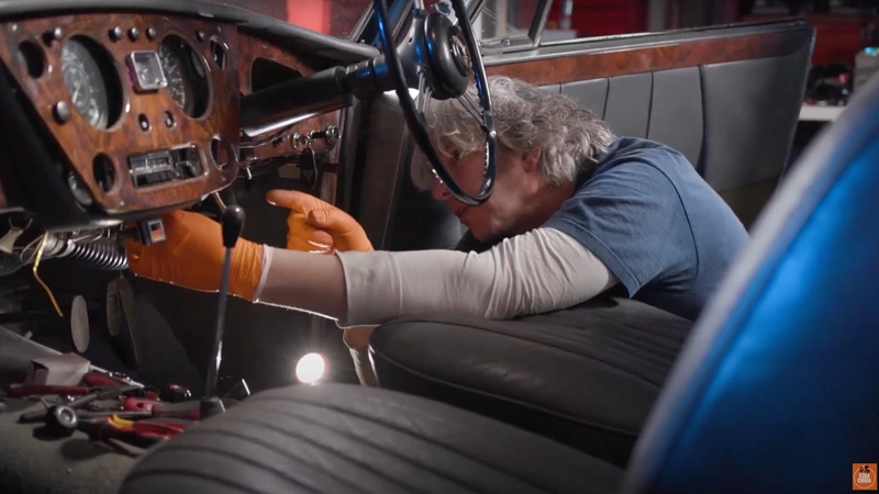 Ed China begins work on a 1962 Alvis car in episode 4 of the Workshop Diaries program.