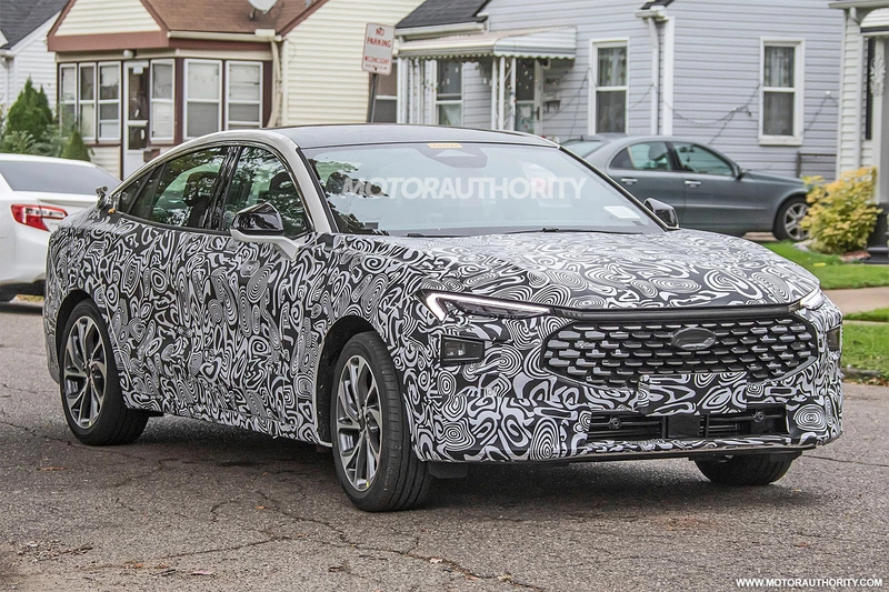 Spy shots of the 2022 Ford Fusion Active: the Fusion's successor is almost here