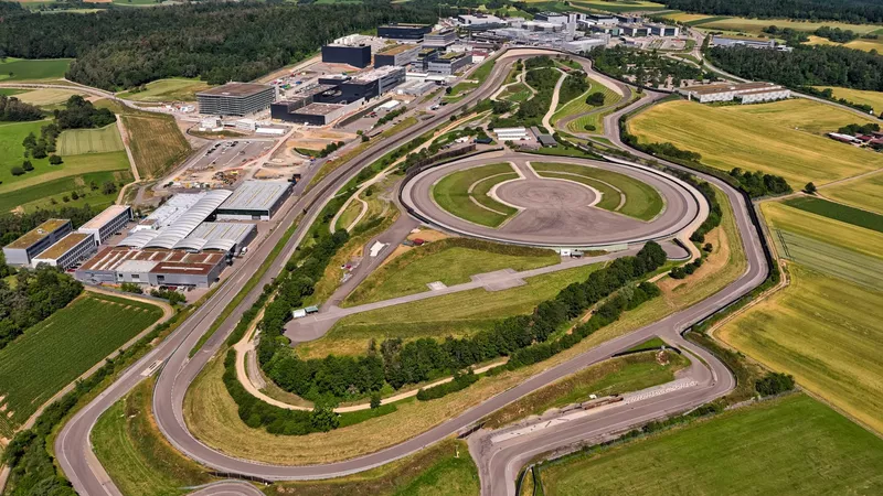 History of the Porsche development center in Weissach.