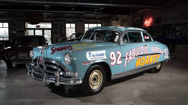 A Hudson Hornet and a Chrysler turbocharged car are listed on the National Register of Historic Vehicles.