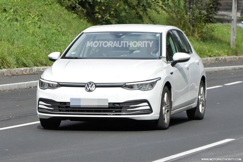 2024 Volkswagen Golf Spy Shots: New Dash Coming in Mid-Cycle Update