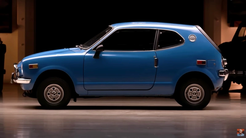 1970/71 Honda Z600 in Jay Leno's garage.