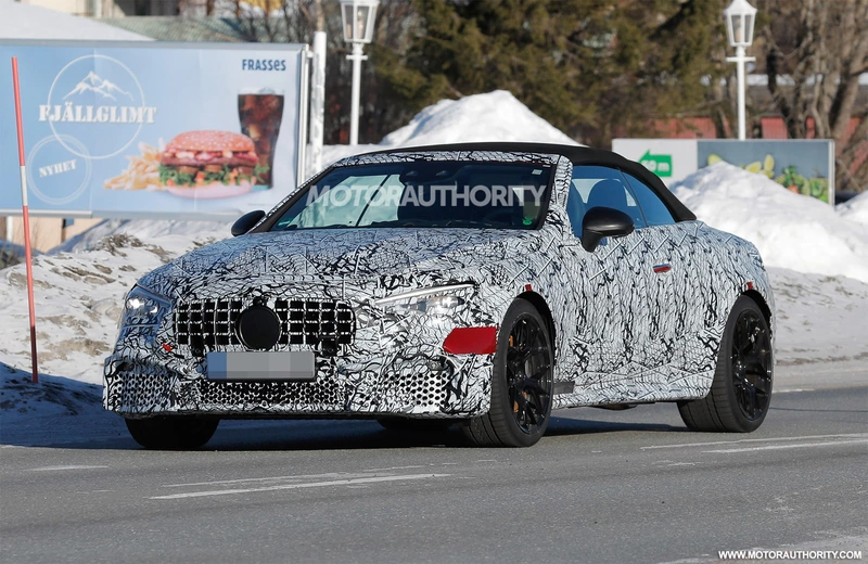 2024 Mercedes-Benz AMG CLE 63 S E Performance Cabriolet spy shots