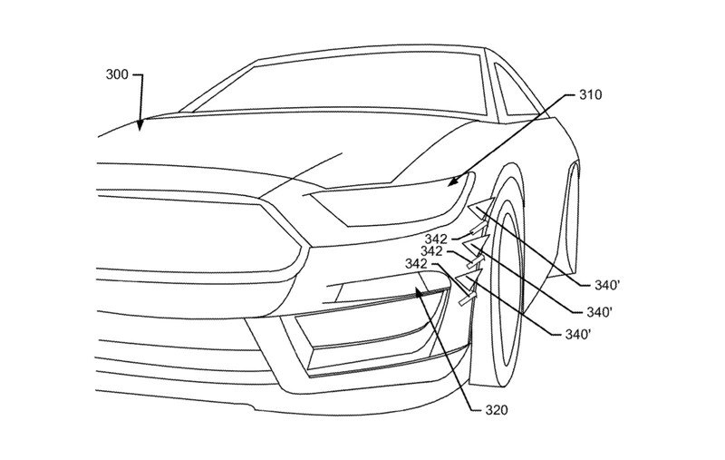 Ford patents deployable dive plane